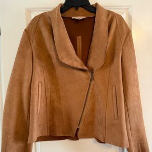 Philosophy Tan Faux Leather Jacket